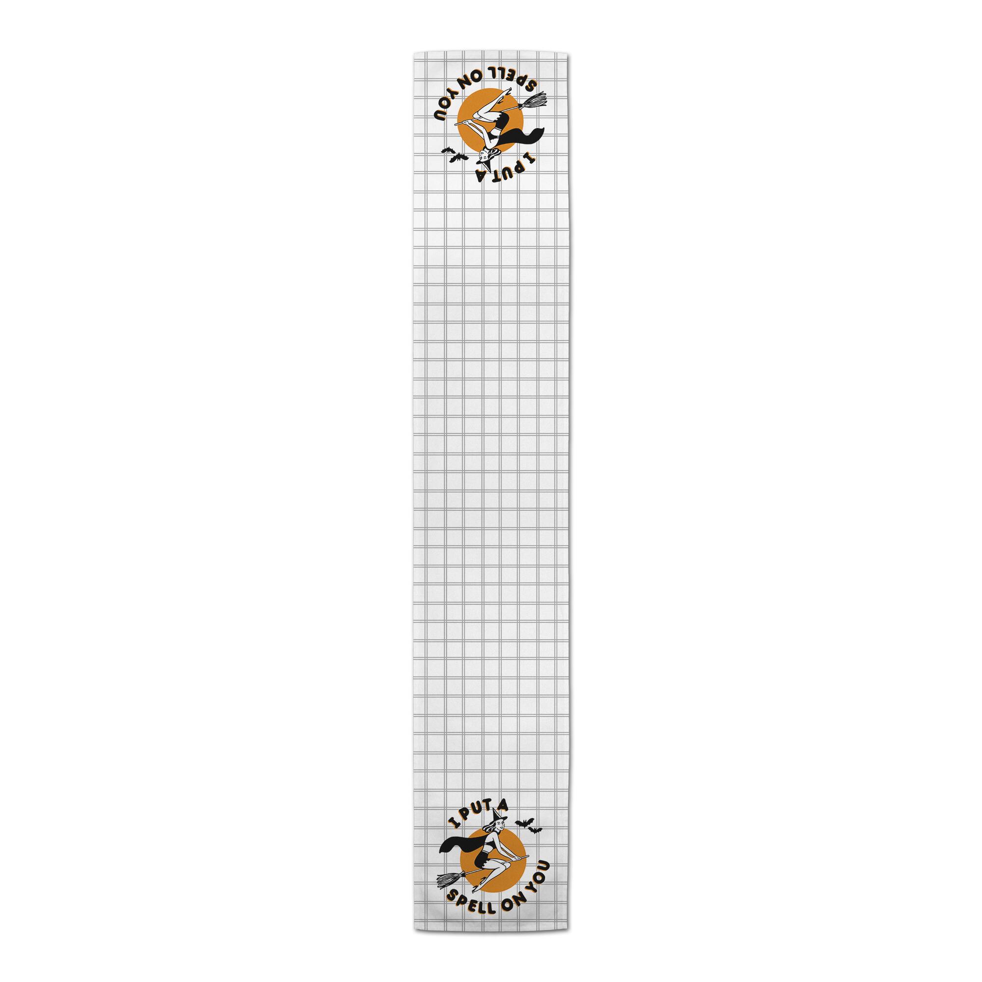 72" Retro Witch Table Runner
